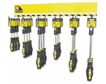 Rack of Engineers Screwdrivers